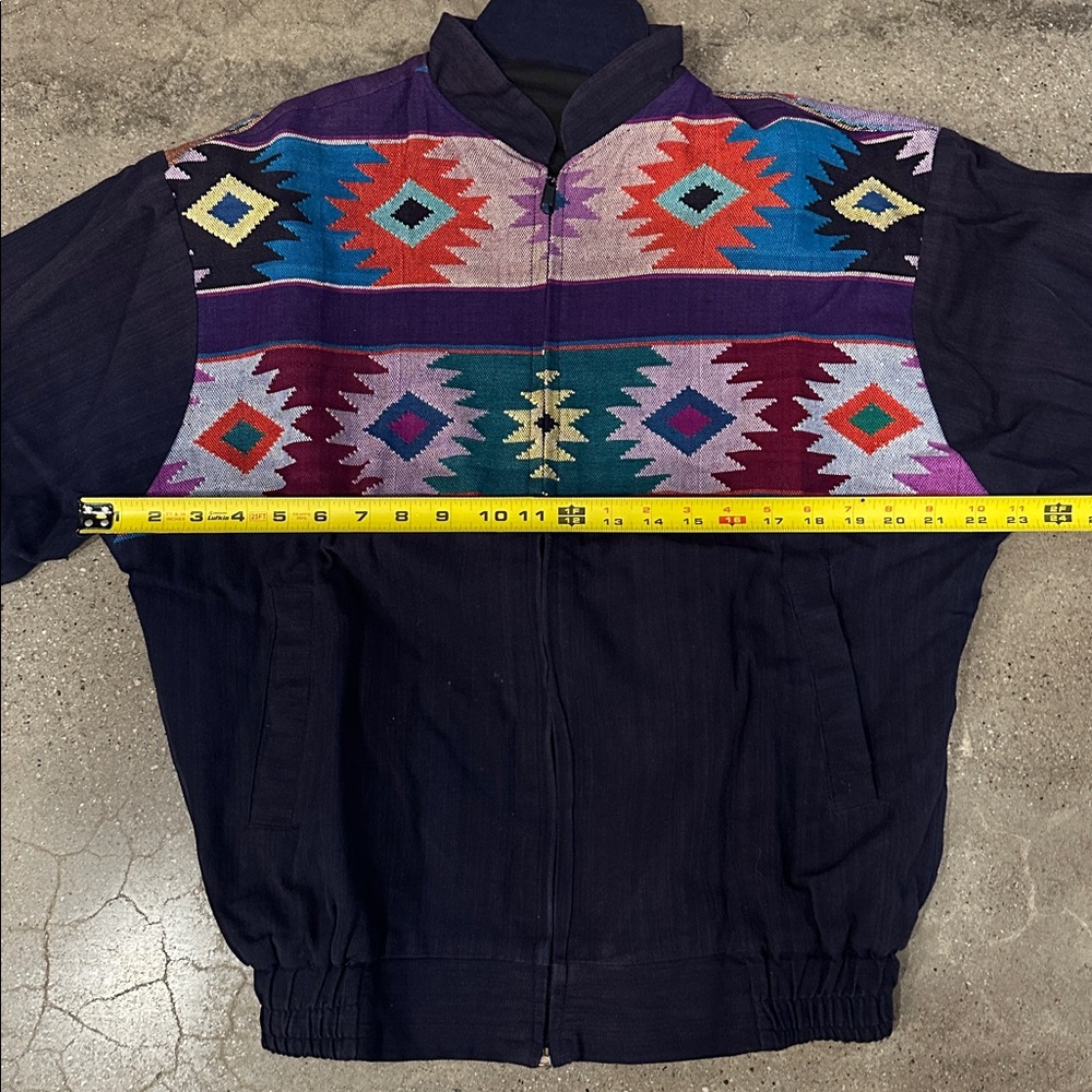 Vintage El Huarache Jacket Made in Guatemala - Picture 8 of 9